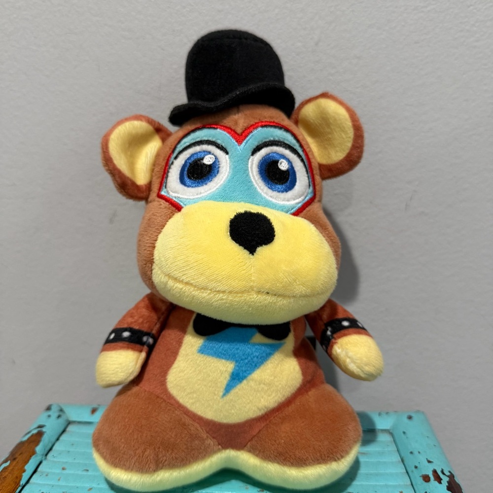 FNAF Five Nights At Freddy’s Glamrock Freddy Security Breach Plush 8”